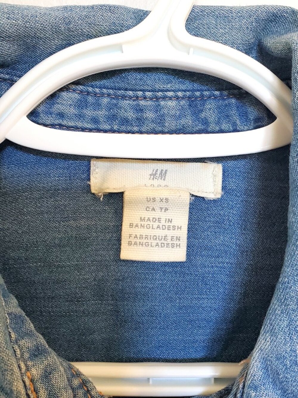 Denim Button-up Top - Picture 10 of 12